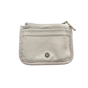 Lululemon Gray Zippered Pouch